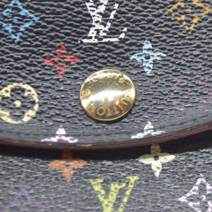 AUCTION $650 Louis Vuitton Monogram Muakami Enveloppe Cartes De Visite Card Case CA2163