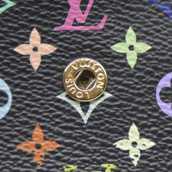AUCTION $650 Louis Vuitton Monogram Muakami Enveloppe Cartes De Visite Card Case CA2163