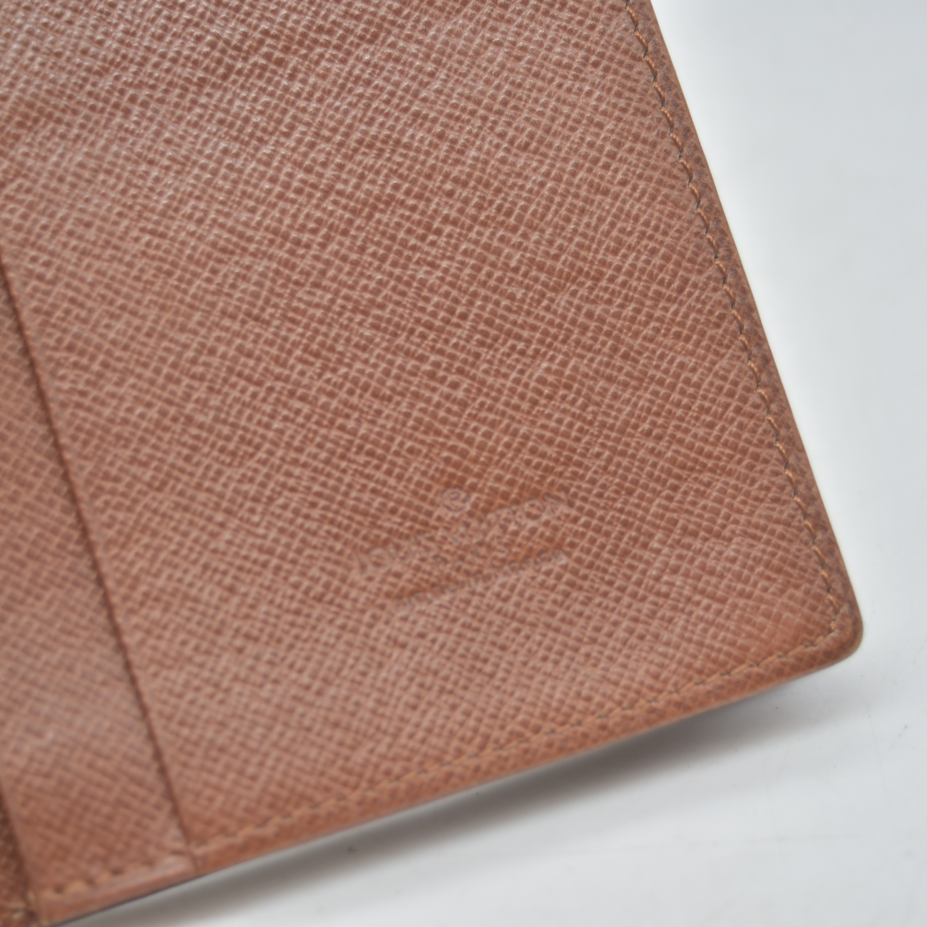 $600 1988 Louis Vuitton Monogram Porte-Valeurs Cartes Credit Wallet 884CT CONSIGNMENT