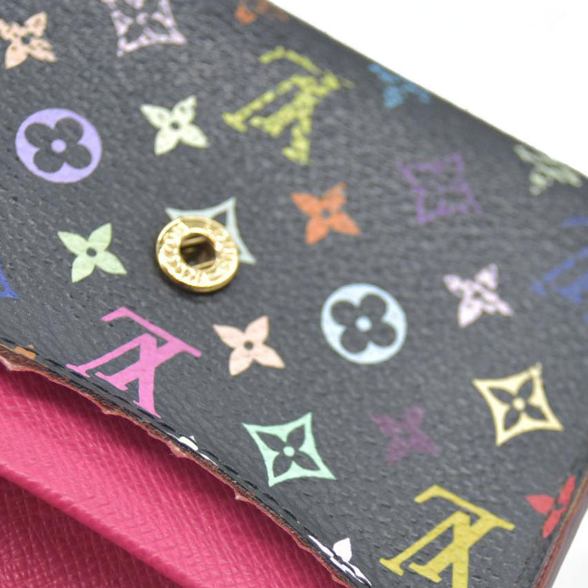 AUCTION $650 Louis Vuitton Monogram Muakami Enveloppe Cartes De Visite Card Case CA2163