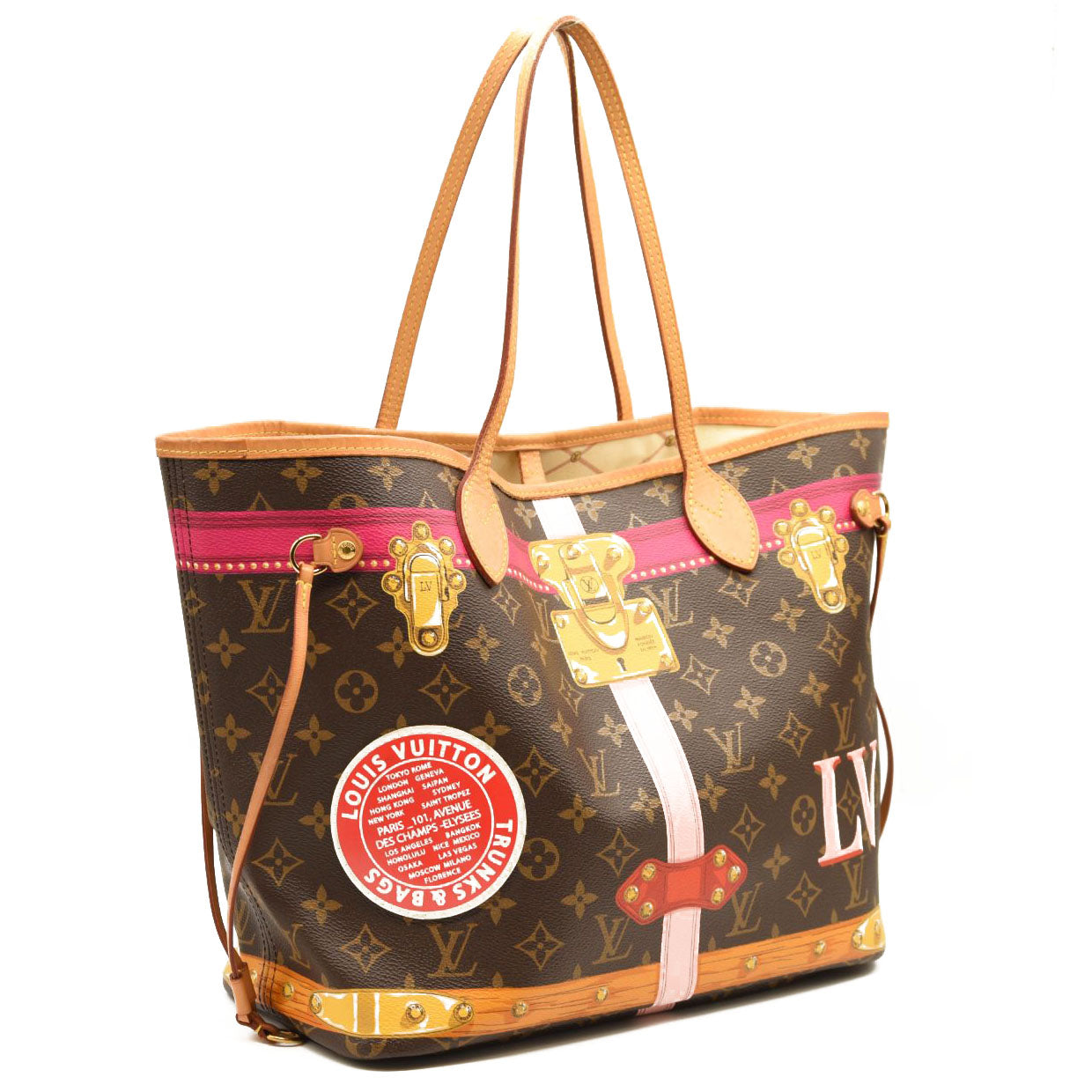 LOUIS VUITTON Monogram Summer Trunks Neo Neverfull MM