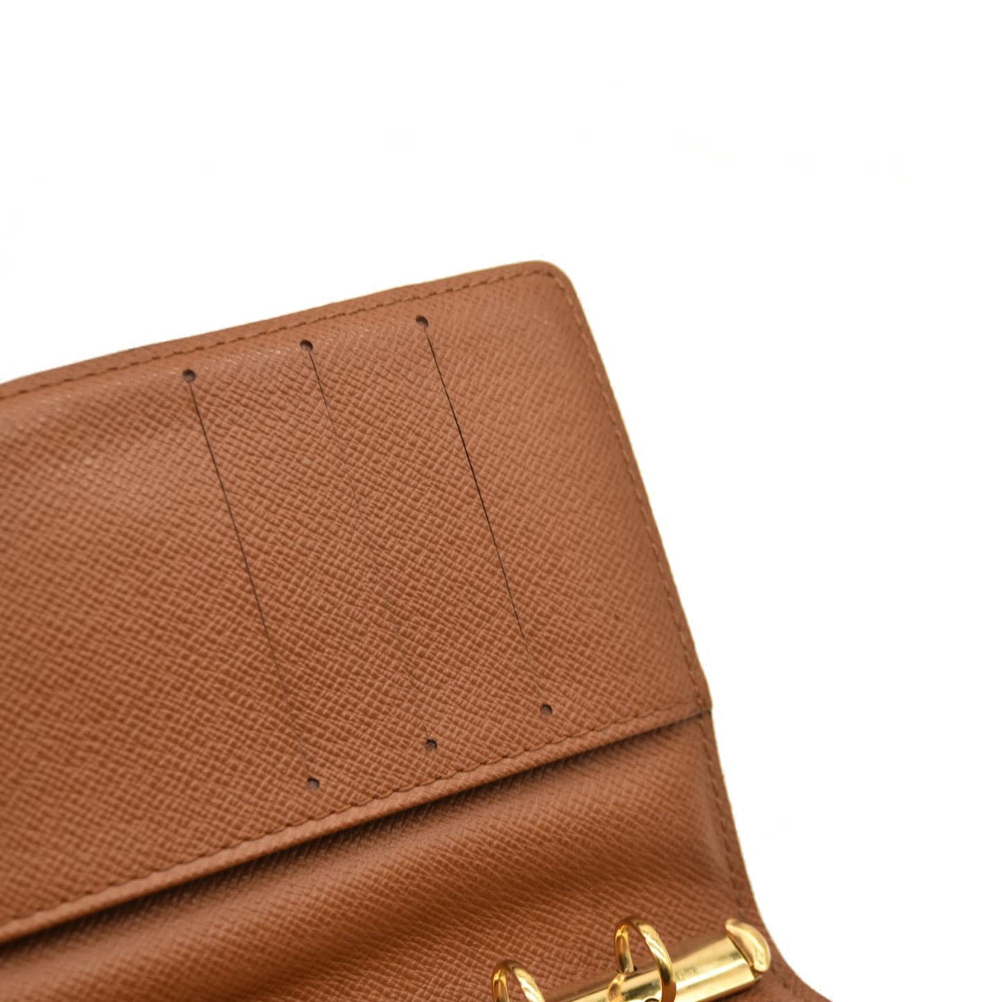 Louis Vuitton  Monogram Small Ring Agenda CA0958