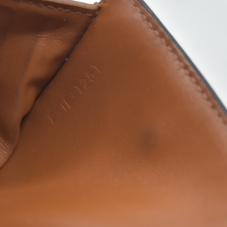 $690 Celine Triomphe Canvas Trifold Compact Wallet CONSIGNMENT
