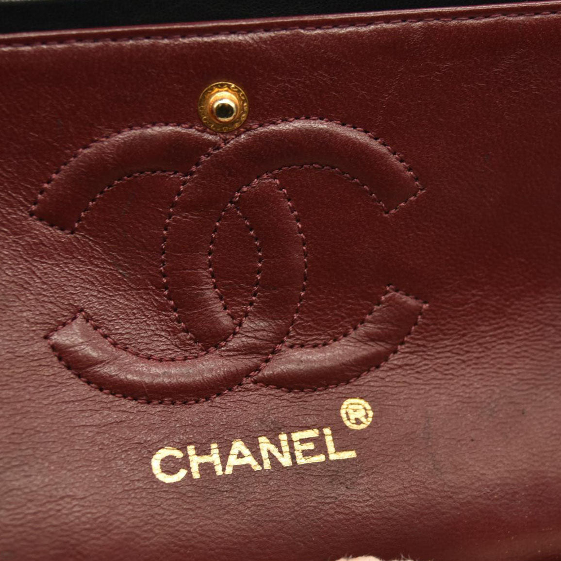 CHANEL Lambskin Quilted Small Double Flap Black 9 Series