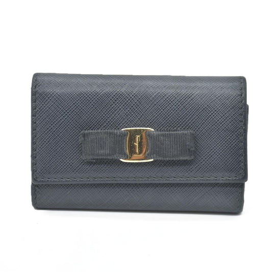 Salvatore Ferragamo $415 Vara Leather 6 Ring Key Case/7BH0091