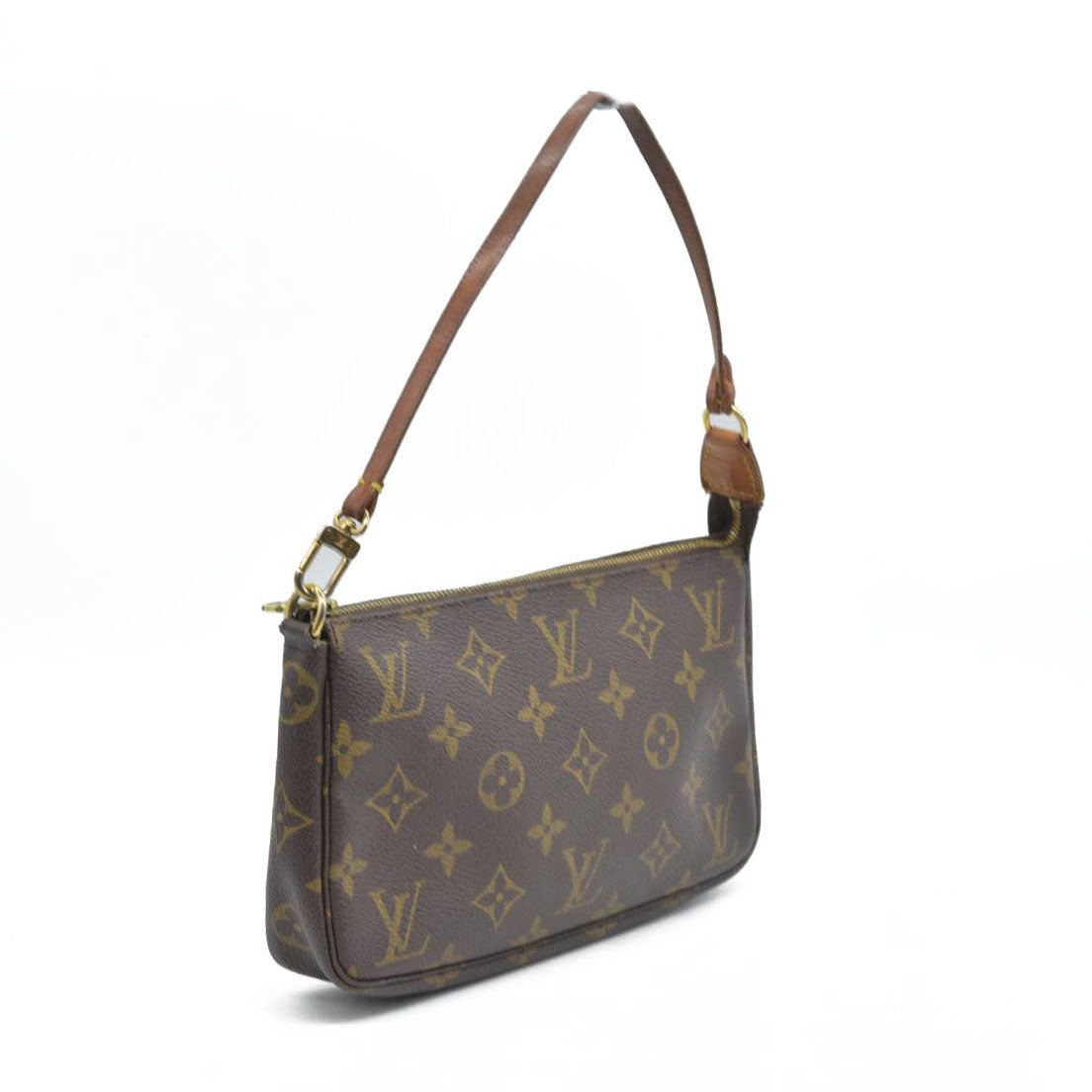 $1660 Louis Vuitton Monogram Pochette Accessories Pouch Bag CA0042