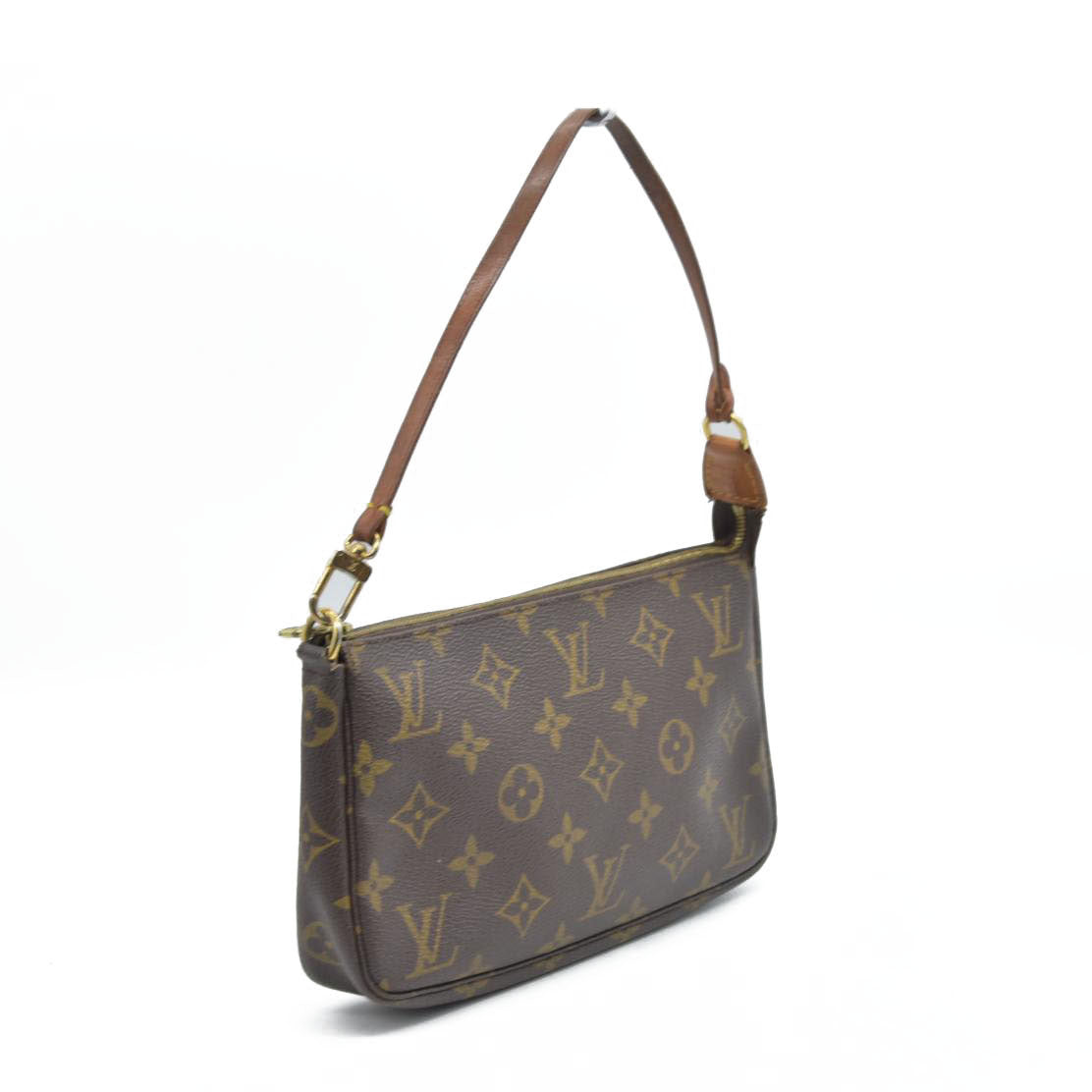 $1660 Louis Vuitton Monogram Pochette Accessories Pouch Bag CA0042