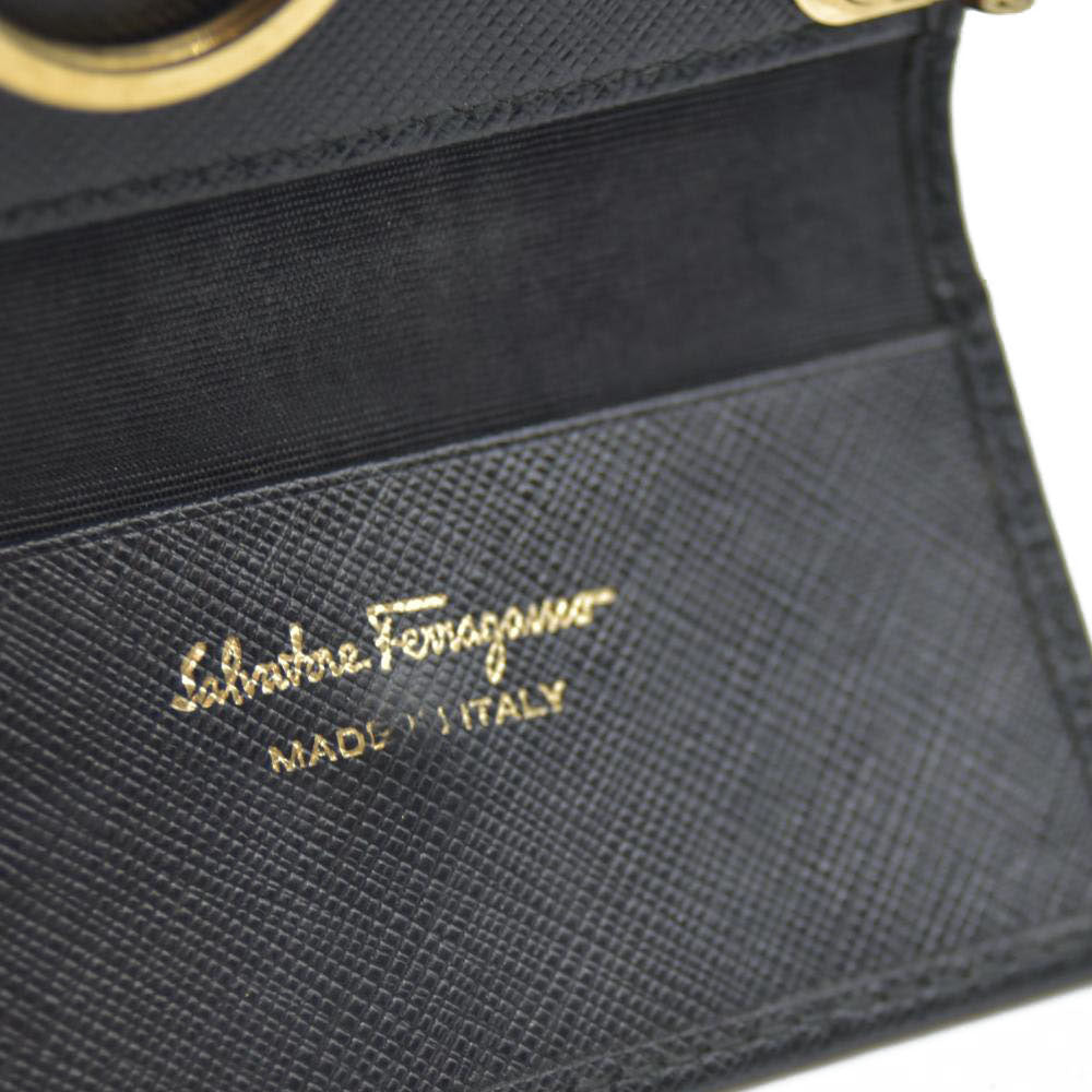 Salvatore Ferragamo $415 Vara Leather 6 Ring Key Case/7BH0091