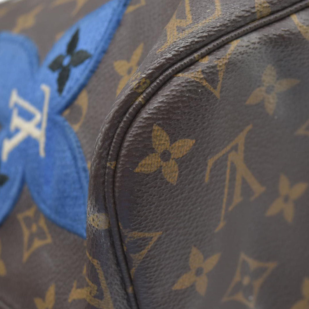 $2490 Louis Vuitton Monogram Travel Stickers Neverfull MM 2018 AR3168