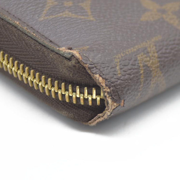 Louis Vuitton $915 Monogram Zippy Zip Around Long Wallet Purse LM0270