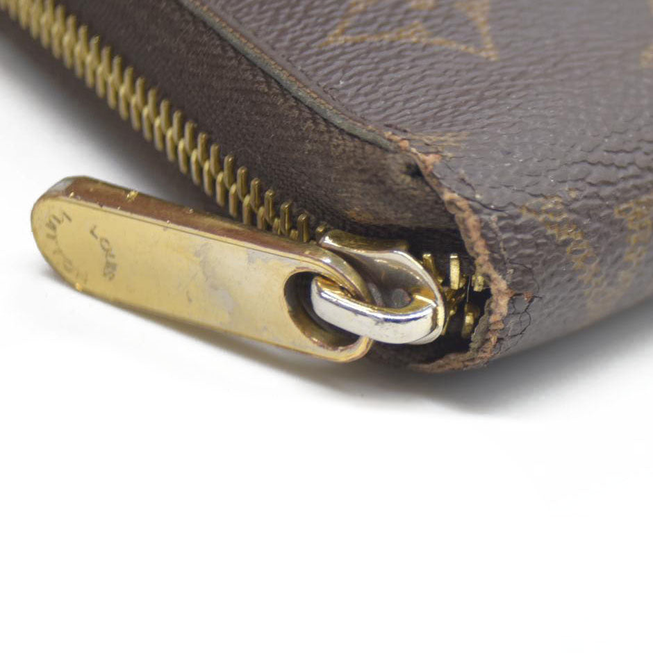 Louis Vuitton $915 Monogram Zippy Zip Around Long Wallet Purse LM0270