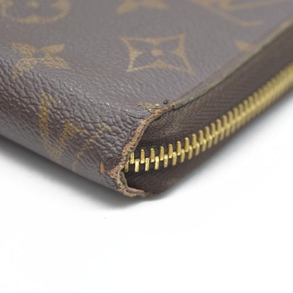 Louis Vuitton $915 Monogram Zippy Zip Around Long Wallet Purse LM0270