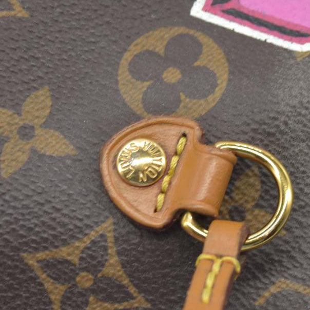 $2490 Louis Vuitton Monogram Travel Stickers Neverfull MM 2018 AR3168