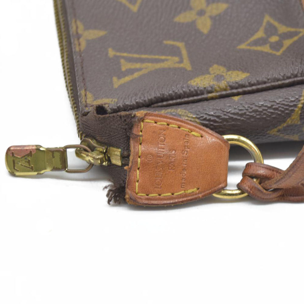 $1660 Louis Vuitton Monogram Pochette Accessories Pouch Bag CA0042