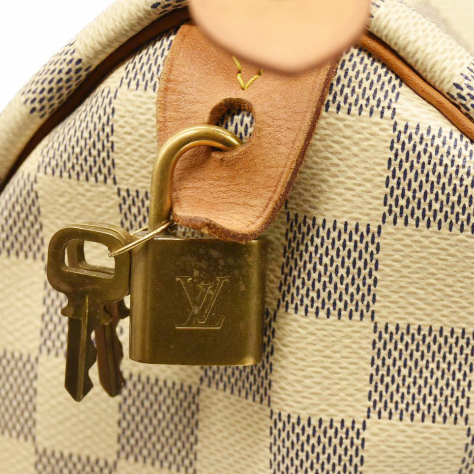 Louis Vuitton  Damier Azur Speedy 25 BA4142