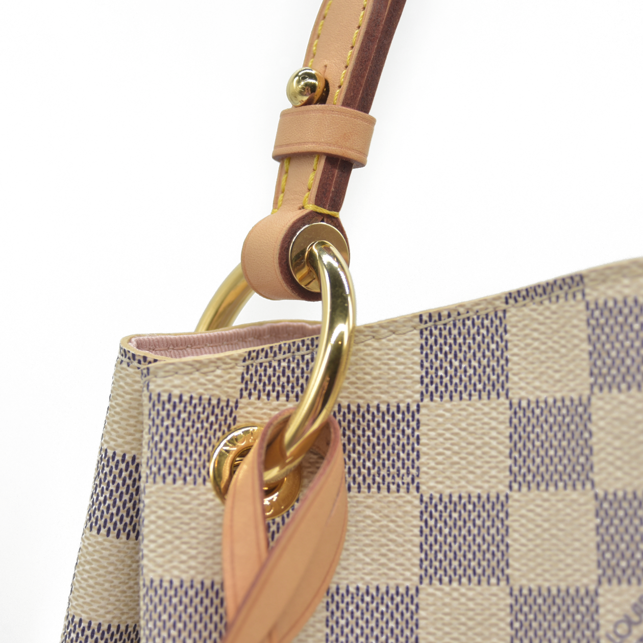 LOUIS VUITTON Damier Azur Graceful PM Tote RI3148
