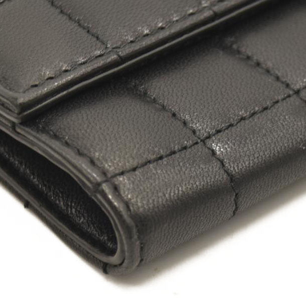 SAINT LAURENT Cassandra Quilted Leather Pouch Black