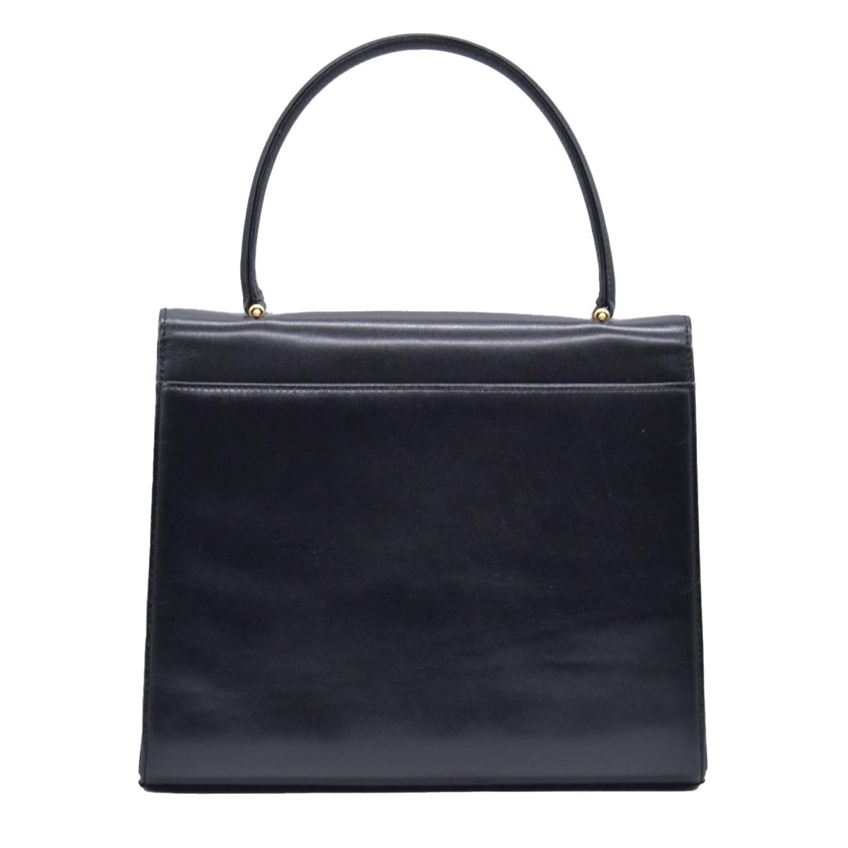 $1350 GIVENCHY Smooth Calfskin 4G Logo Flap Top Handle Bag Black CONSIGNMENT 10021220