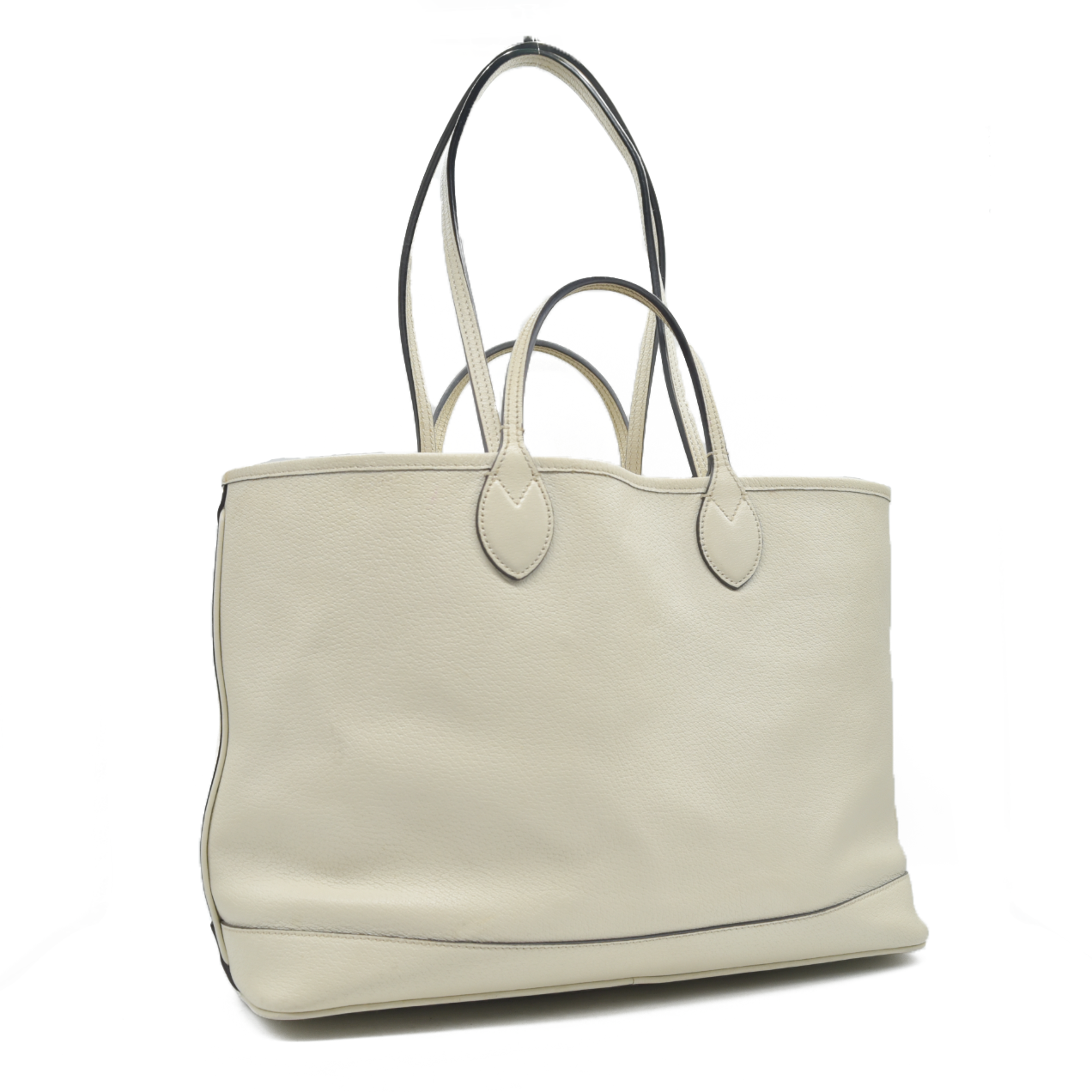 $2250 Gucci Ophidia Medium White Shopper Tote Bag
