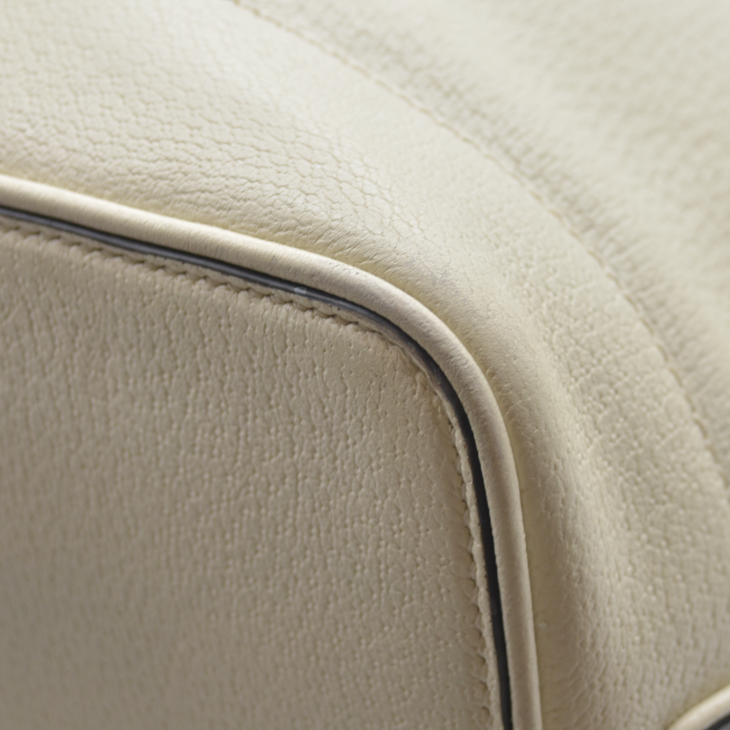 $2250 Gucci Ophidia Medium White Shopper Tote Bag