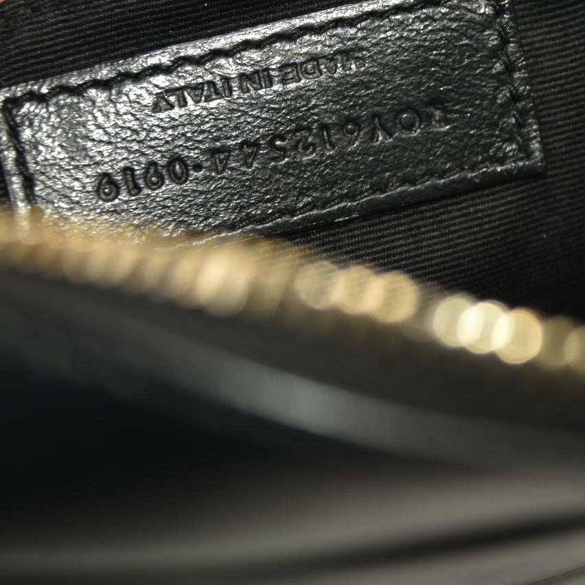 Saint Laurent  Calfskin Matelasse Monogram Lou CameraBag Black