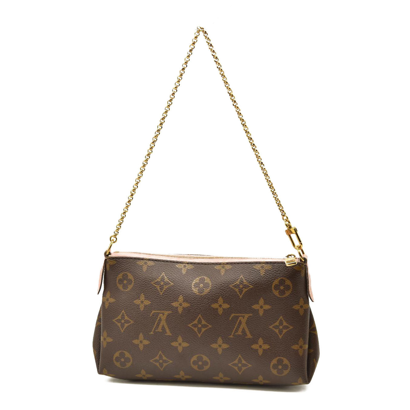 LOUIS VUITTON Pallas Clutch Monogram Rose Poudre GI1167