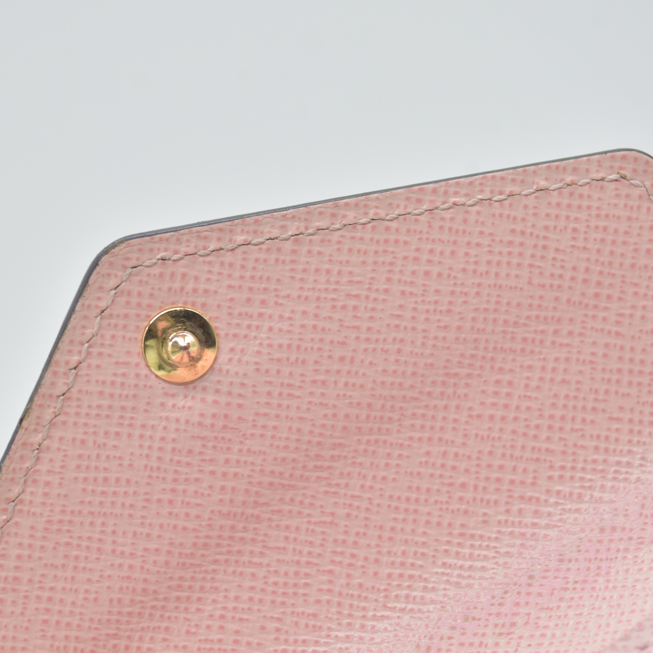 $605 2018 LOUIS VUITTON Monogram Canvas Zoe Wallet Rose Ballerine MI4108
