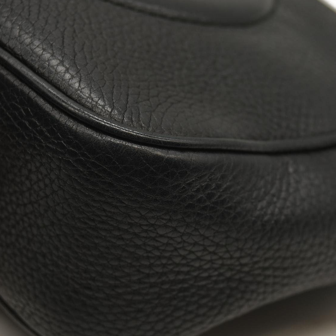 GUCCI  Pebbled Calfskin Small Soho Disco Bag Black