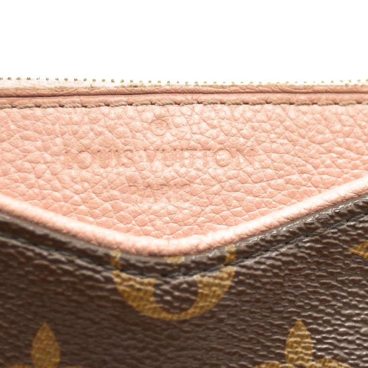 LOUIS VUITTON Pallas Clutch Monogram Rose Poudre GI1167