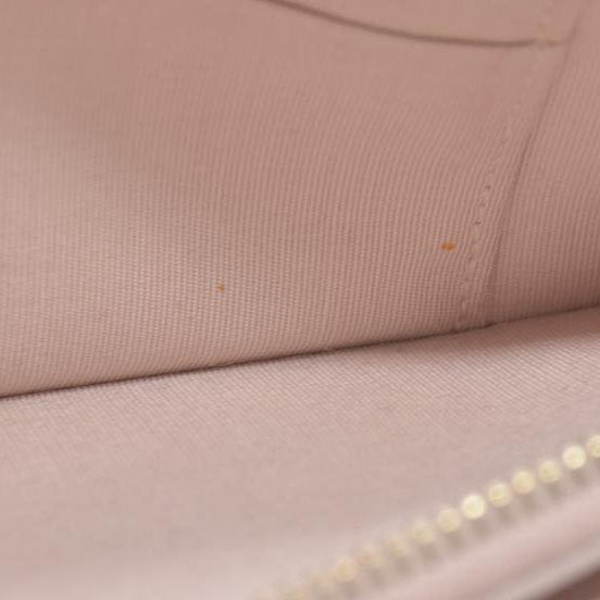 $4500 Chanel  Canvas Small Deauville Clutch With Chain Pink