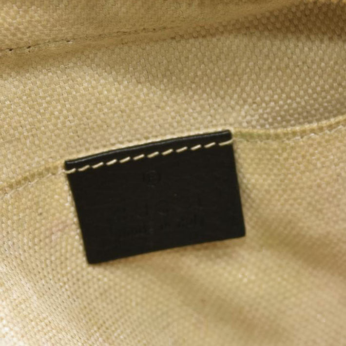 GUCCI  Pebbled Calfskin Small Soho Disco Bag Black