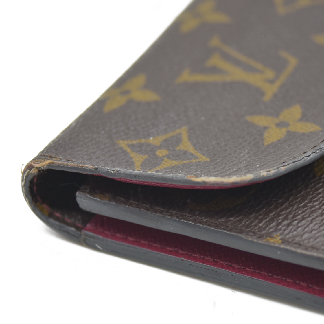 Louis Vuitton Monogram Emilie Wallet Fuchsia TA0196