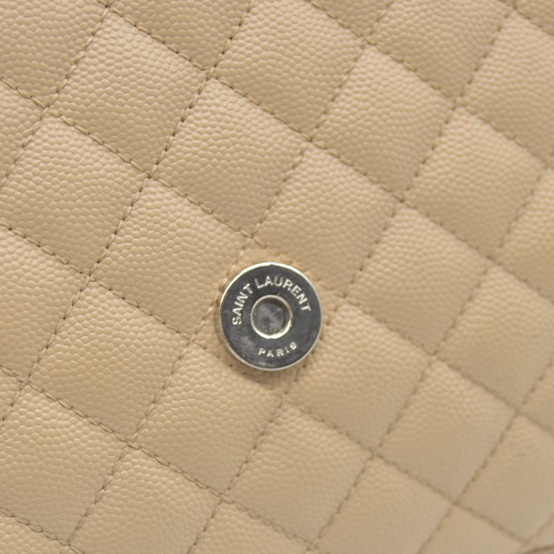 $3150 Saint Laurent Leather Envelope Mixed Matelasse Shoulder Bag YSL