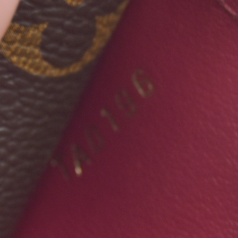 Louis Vuitton Monogram Emilie Wallet Fuchsia TA0196