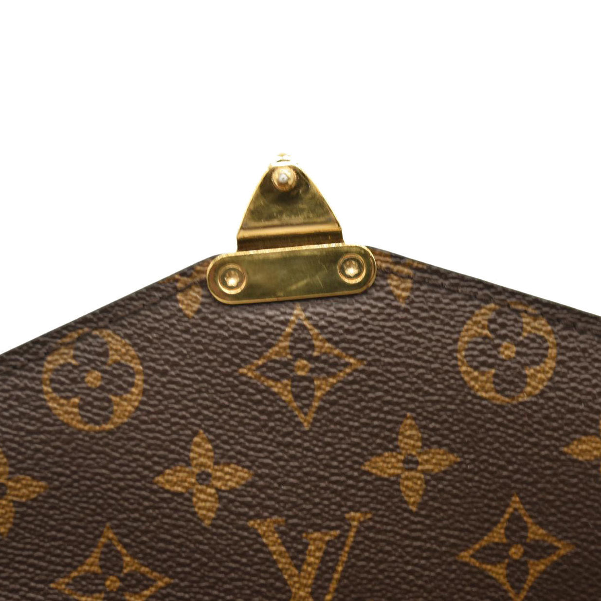 LOUIS VUITTON Monogram Braided Pochette Metis Coquelicot DU3178