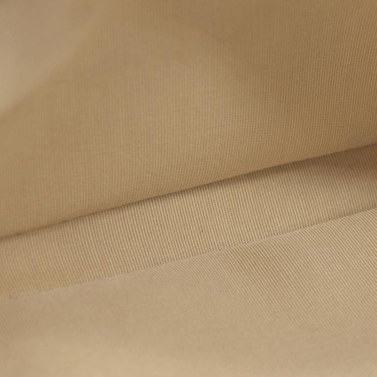 $4950 Chanel  Canvas Small Deauville Clutch Beige With Pearl Chain