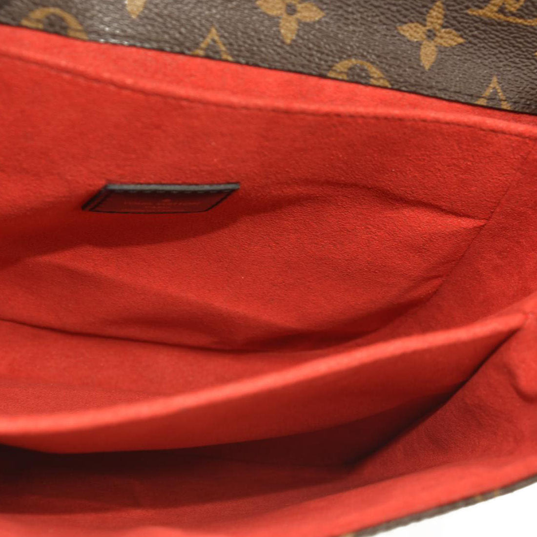 LOUIS VUITTON Monogram Braided Pochette Metis Coquelicot DU3178