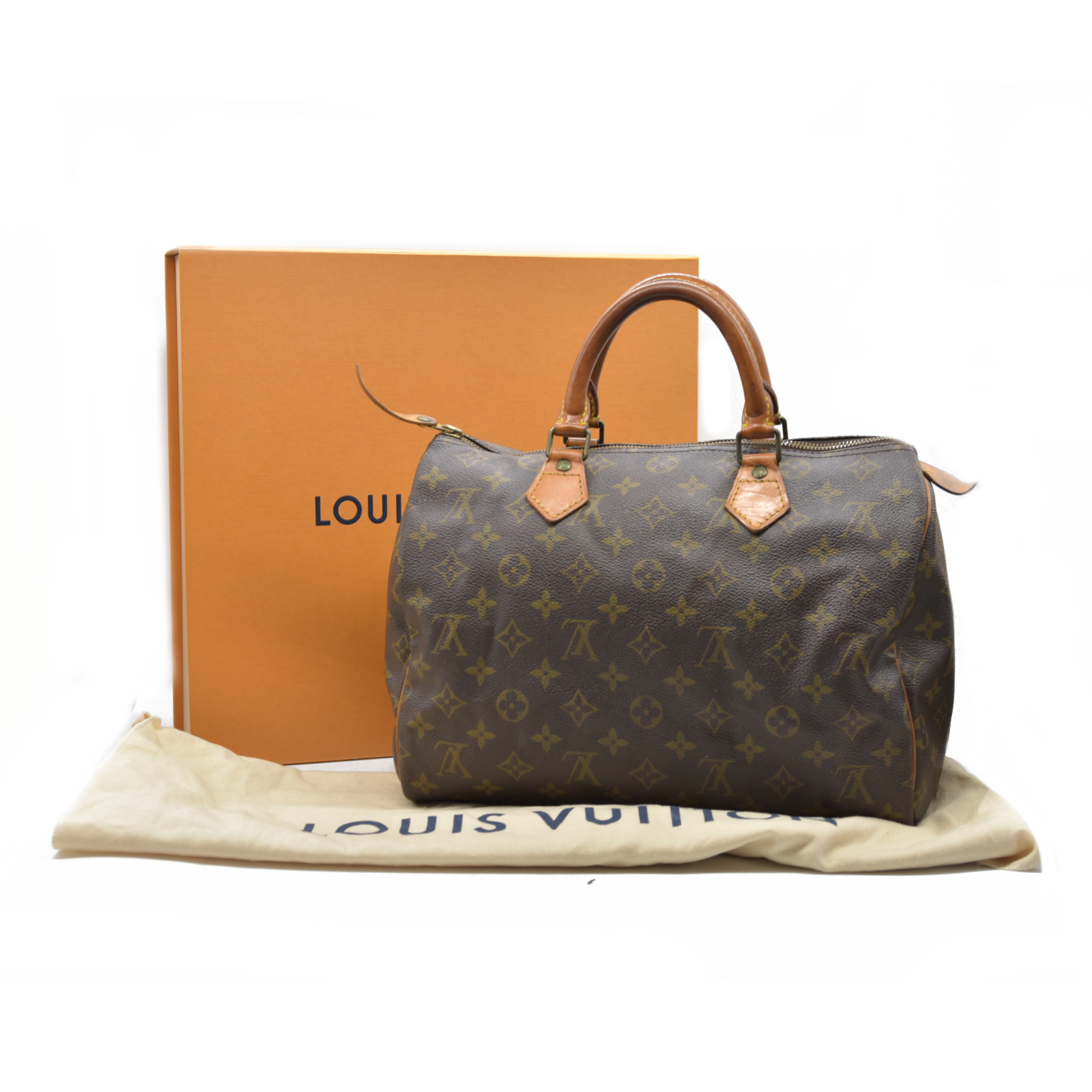 $1660 Louis Vuitton Monogram Speedy 30 VI881 1988