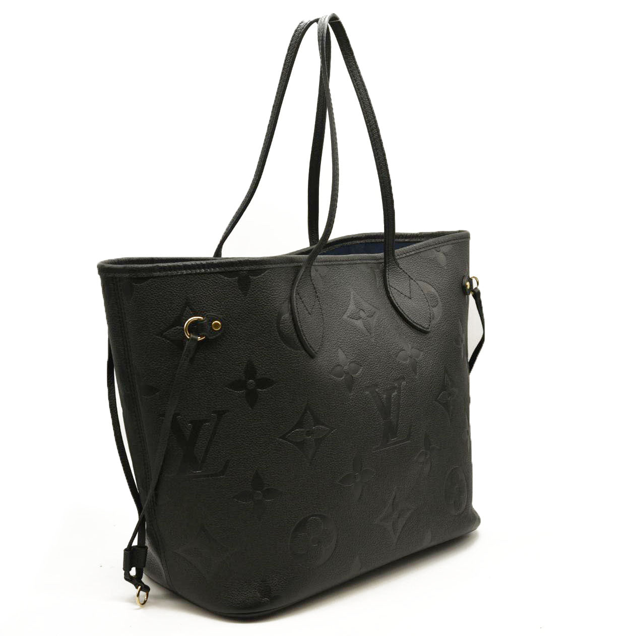 LOUIS VUITTON  Empreinte Monogram Giant Neverfull MM Black RFID