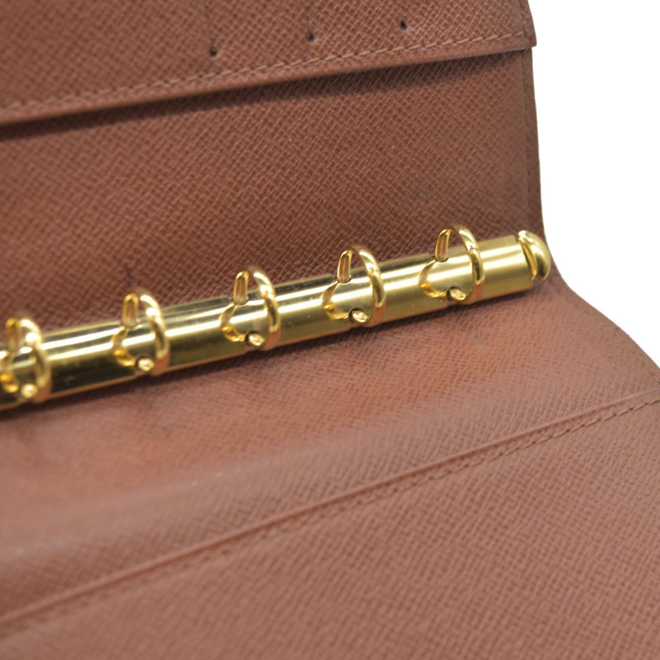$505 Louis Vuitton Monogram Agenda PM Notebook Cover Brown CA1919
