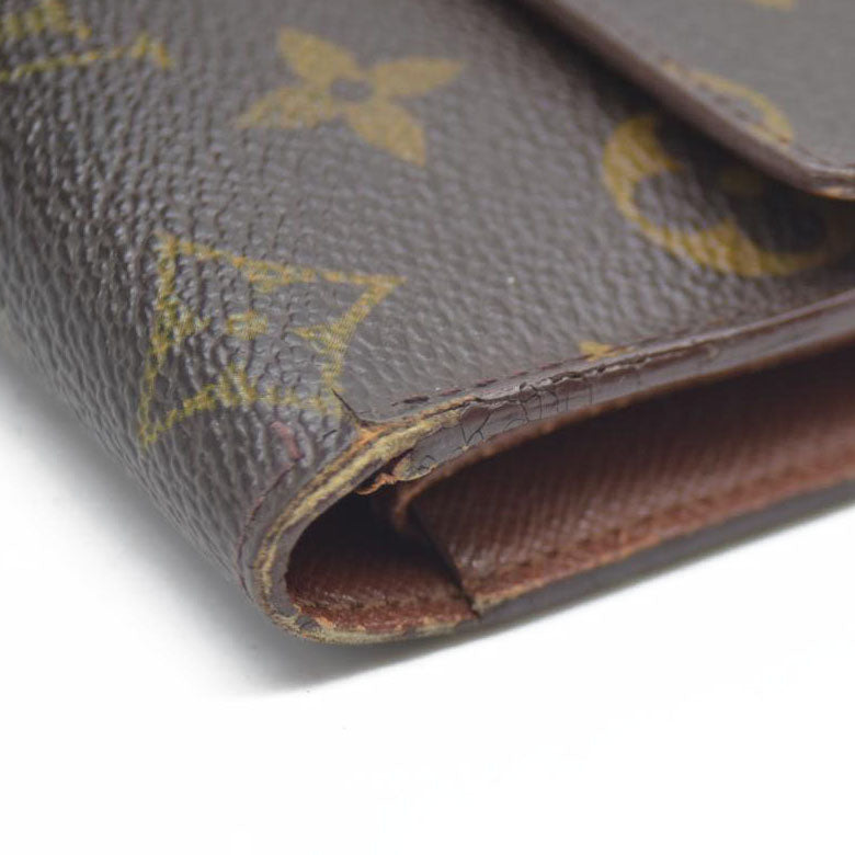 Louis Vuitton $720 Monogram Porte Tresor International Trifold Long Wallet TH0030 2000