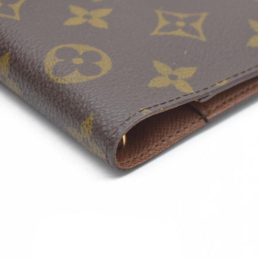 $505 Louis Vuitton Monogram Agenda PM Notebook Cover Brown CA1908