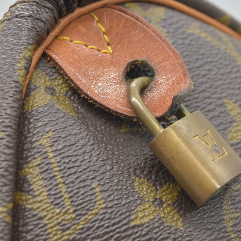 $1660 Louis Vuitton Monogram Speedy 30 VI881 1988