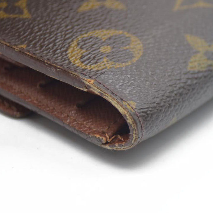 Louis Vuitton $720 Monogram Porte Tresor International Trifold Long Wallet TH0030 2000