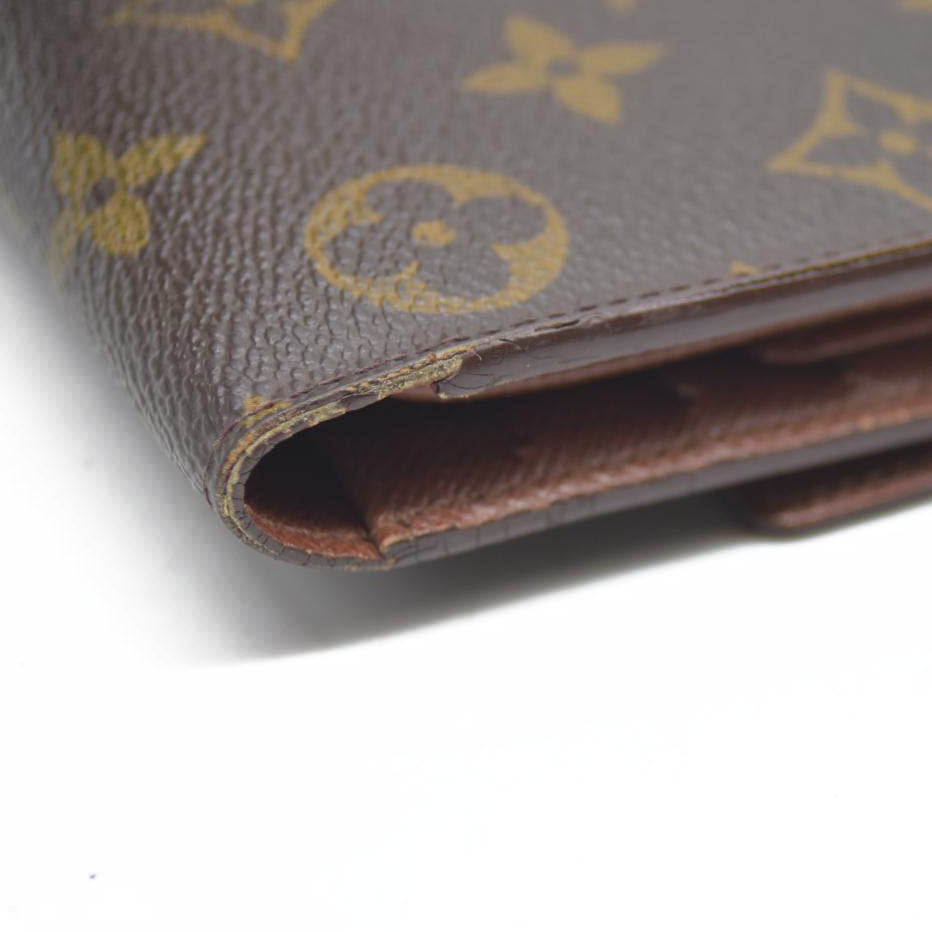 Louis Vuitton $720 Monogram Porte Tresor International Trifold Long Wallet TH0030 2000