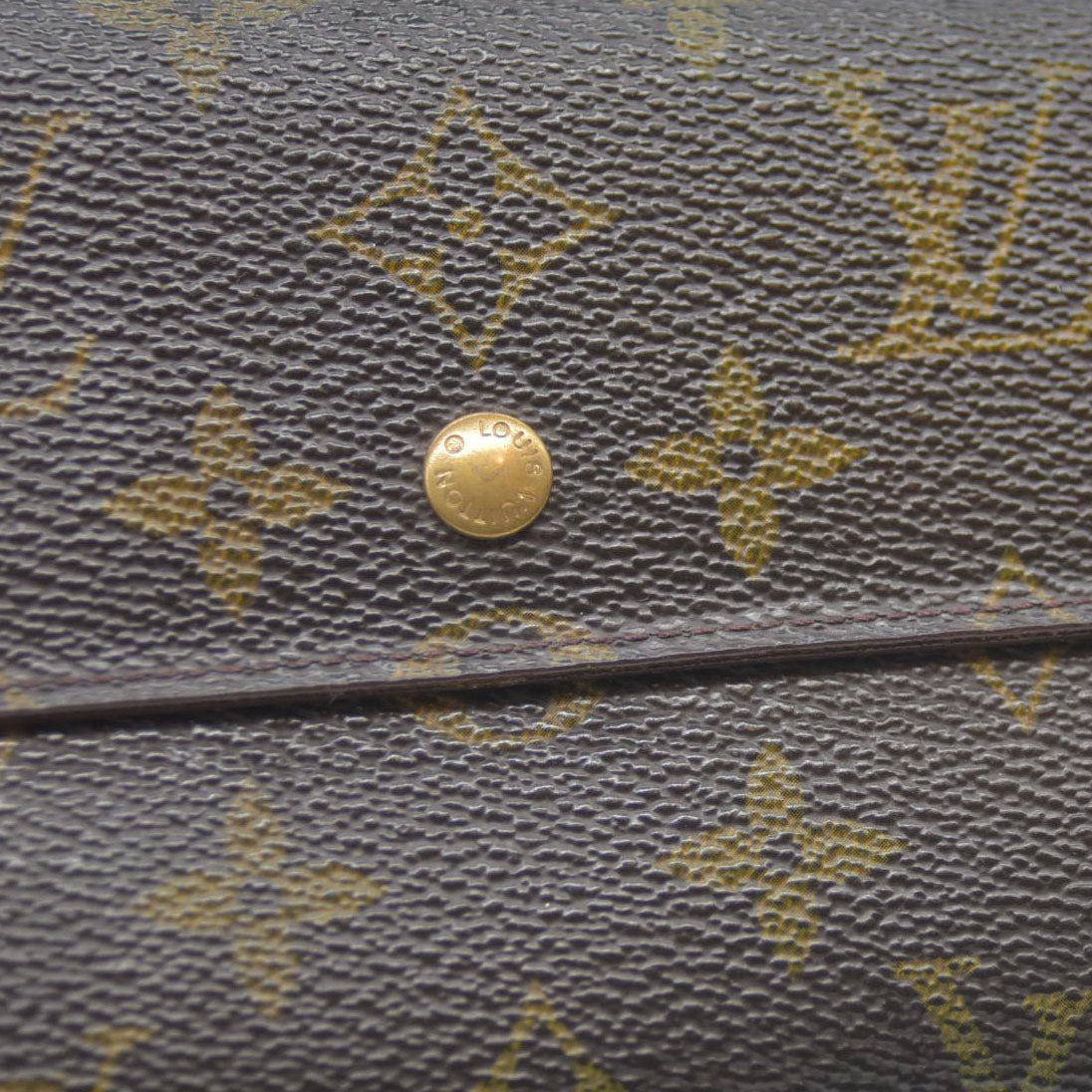 Louis Vuitton $720 Monogram Porte Tresor International Trifold Long Wallet TH0030 2000