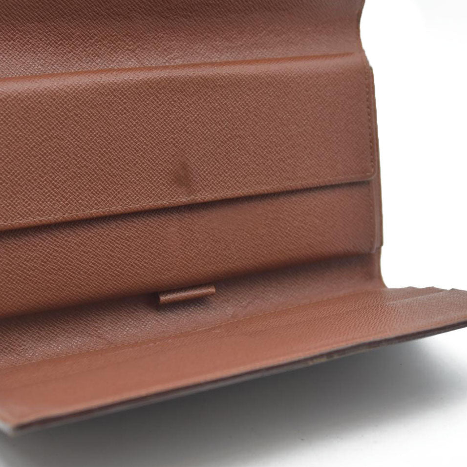 Louis Vuitton $720 Monogram Porte Tresor International Trifold Long Wallet TH0030 2000