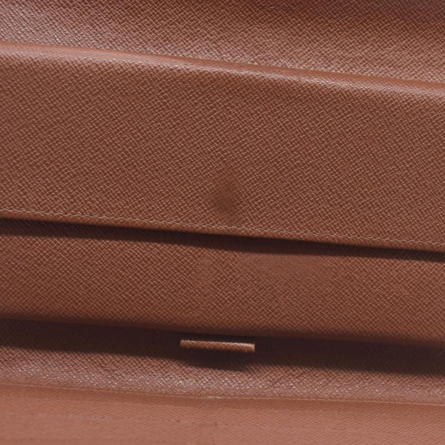 Louis Vuitton $720 Monogram Porte Tresor International Trifold Long Wallet TH0030 2000