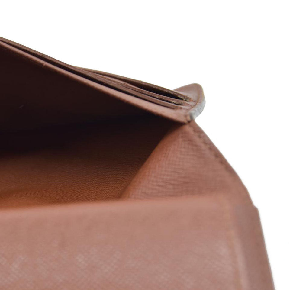 Louis Vuitton $720 Monogram Porte Tresor International Trifold Long Wallet TH0030 2000