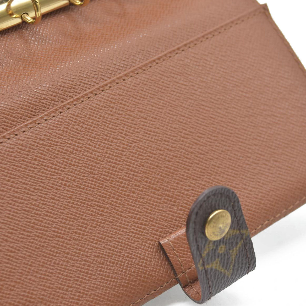 $505 Louis Vuitton Monogram Agenda PM Notebook Cover Brown CA1908